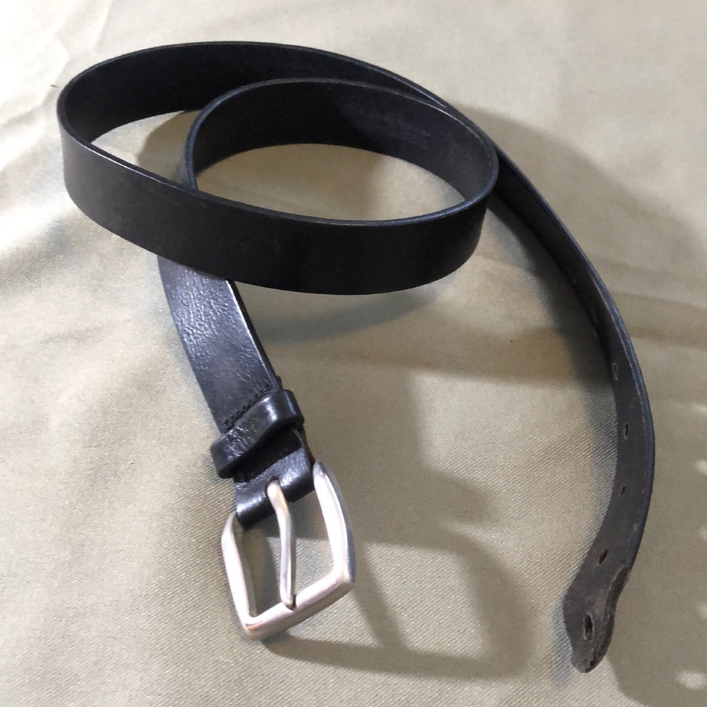 Eddie Bauer black leather 40” belt